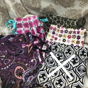 🌼Cloth Brighton Jewelry Bags ~ Lot of 6 🌼(#325)